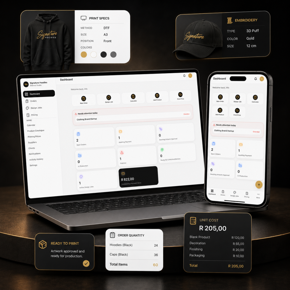 Signature Hoodies Order App